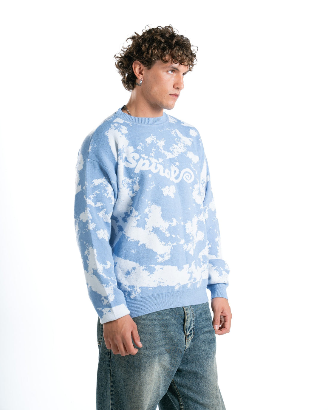 BREEZE SKYBLUE KNIT SWEATER