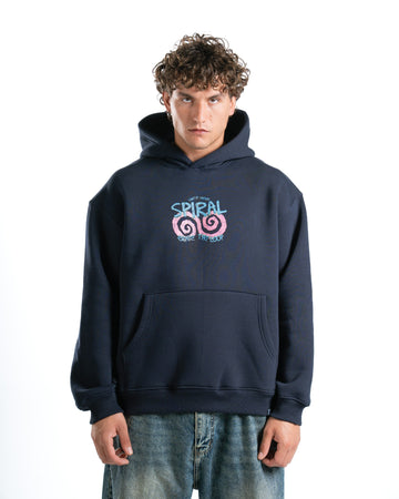 CLOCK NAVY HOODIE