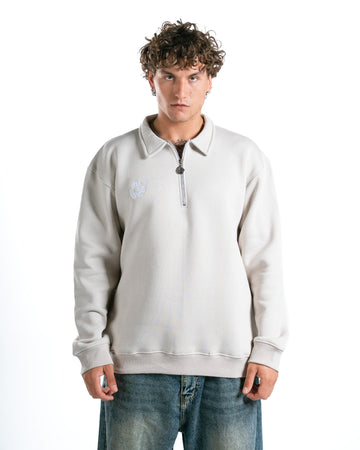 FLOW CREAM QUARTER-ZIP