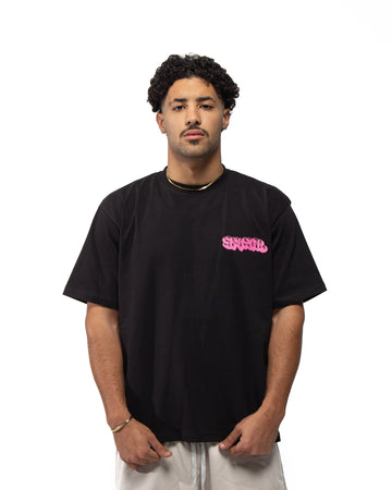 Spiral Core Tee In Black