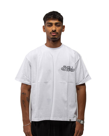 Globe Tee In White