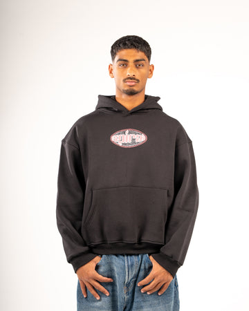 OVAL BLACK HOODIE