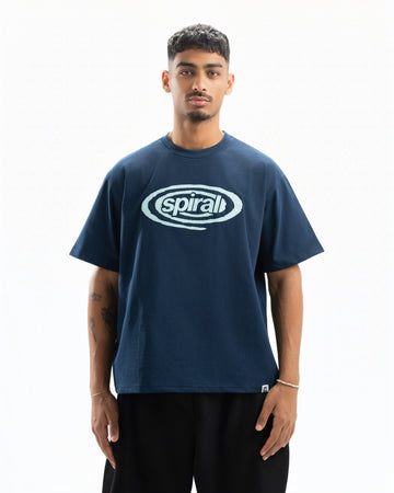 Spiral Essential T-Shirt in Navy