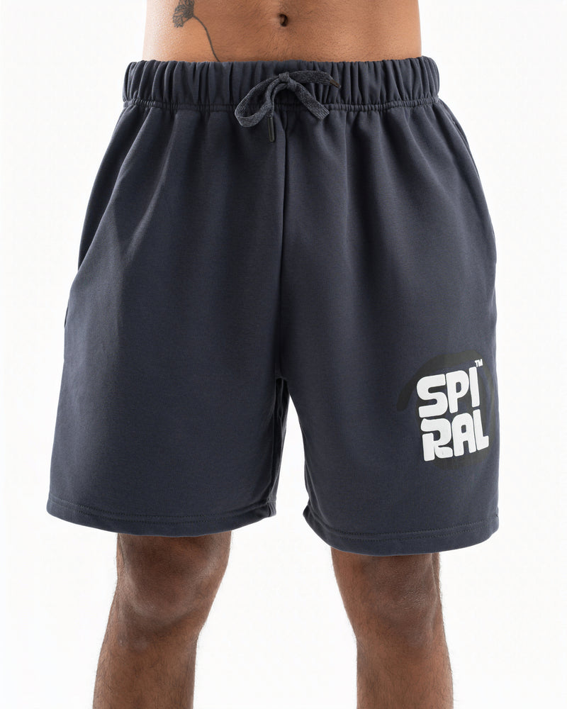 Spiral Shorts In Dark Grey