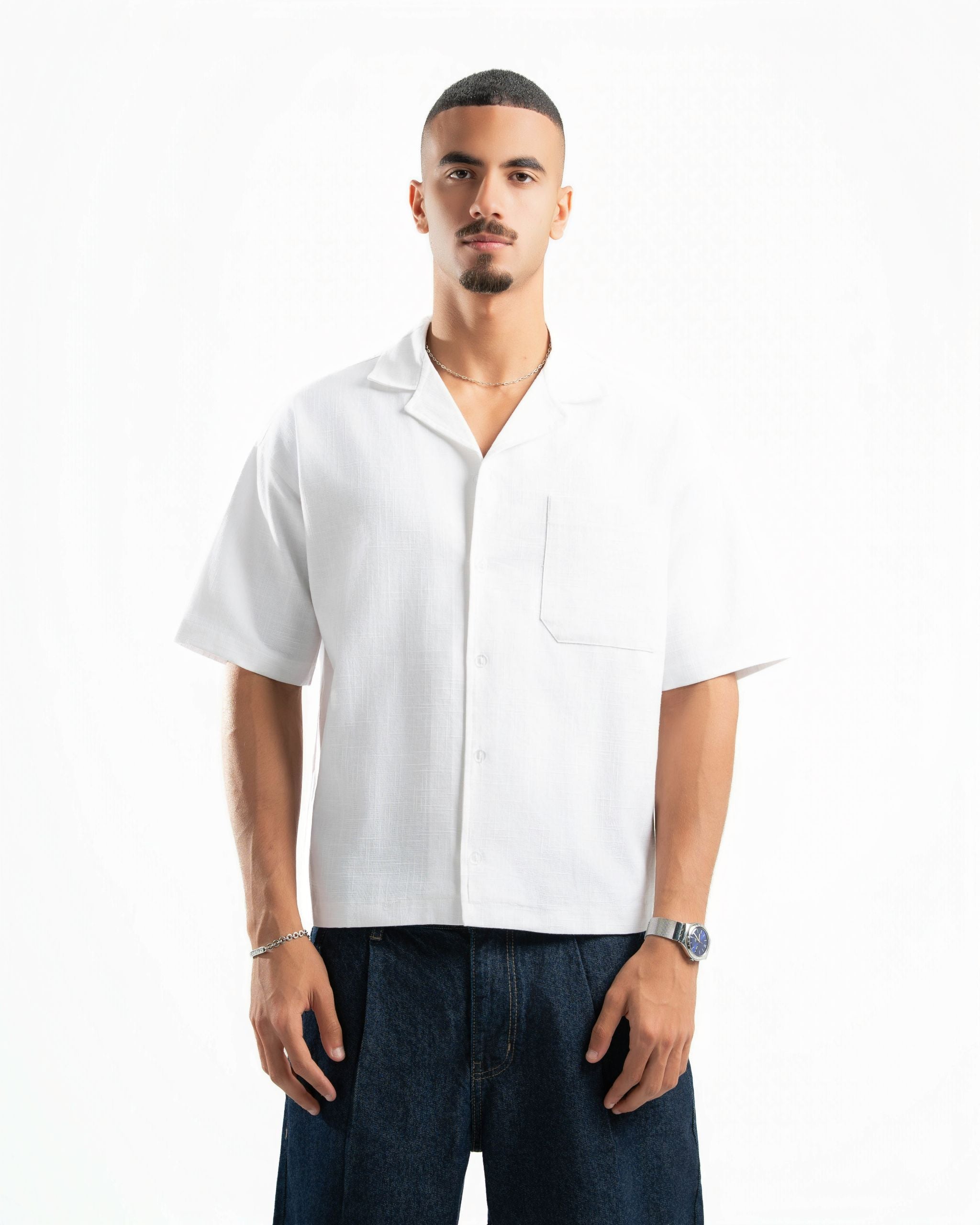 Studio Shirt In White