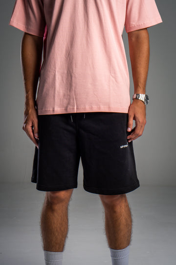 Spiral Comfy Shorts In Black