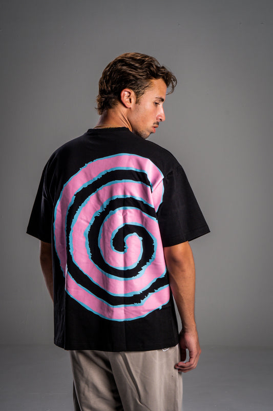 Art Of Spiral Tee In Black