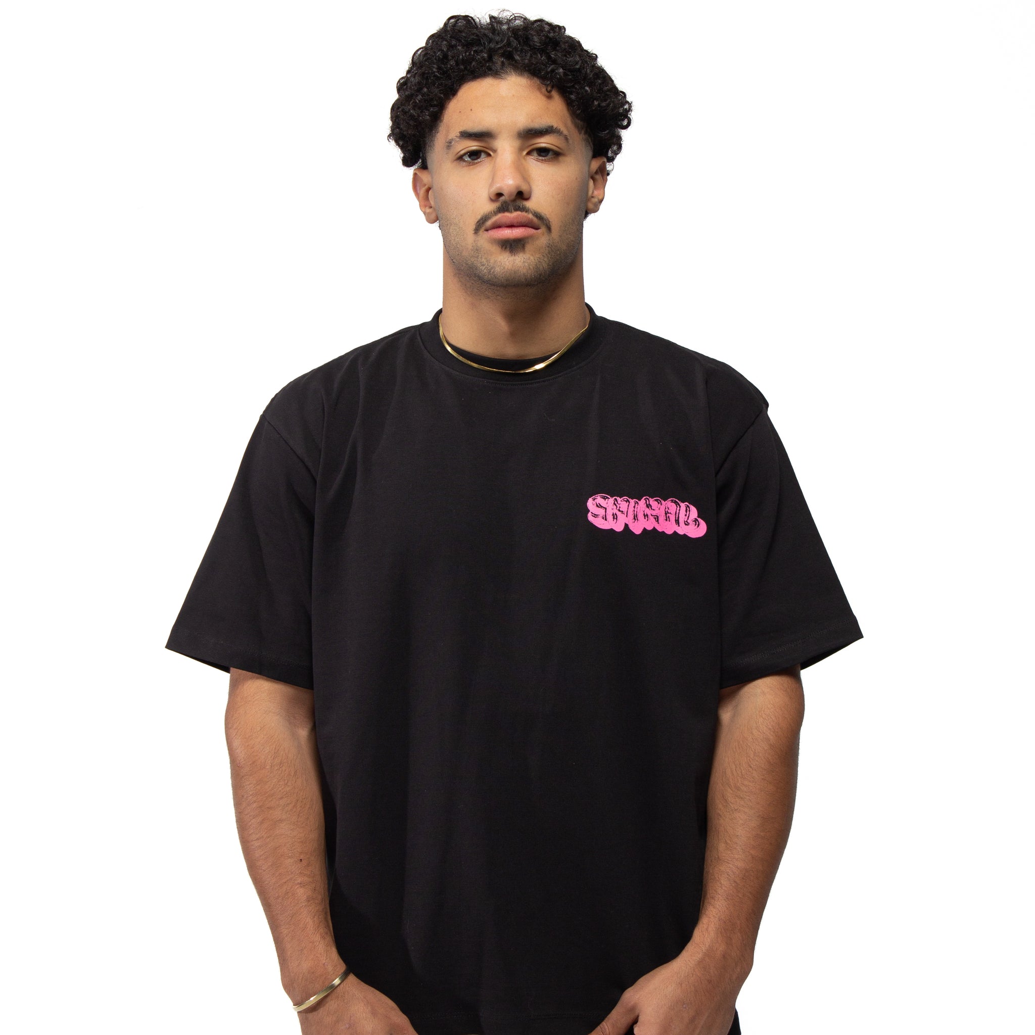 Spiral Core Tee In Black
