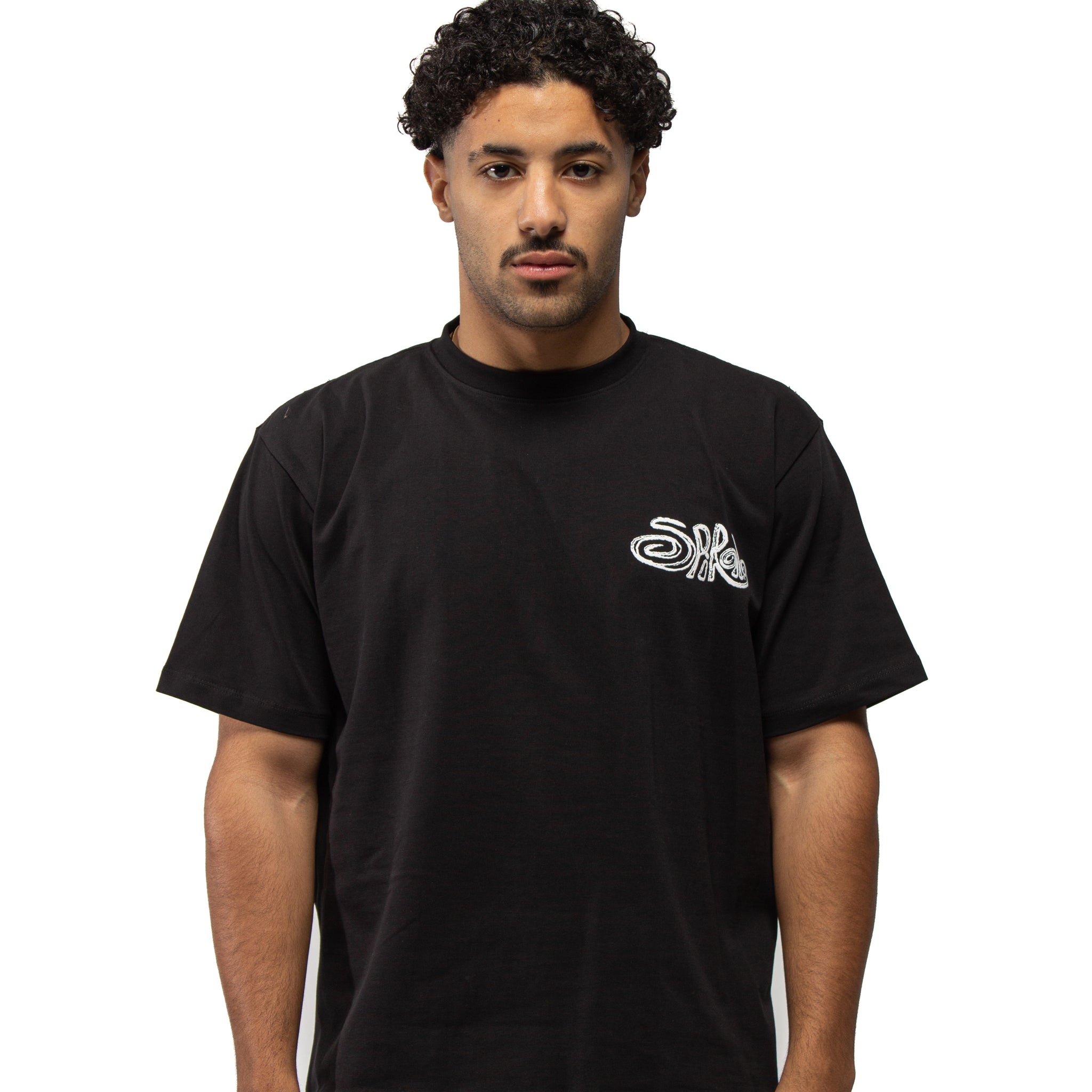 Globe Tee In Black