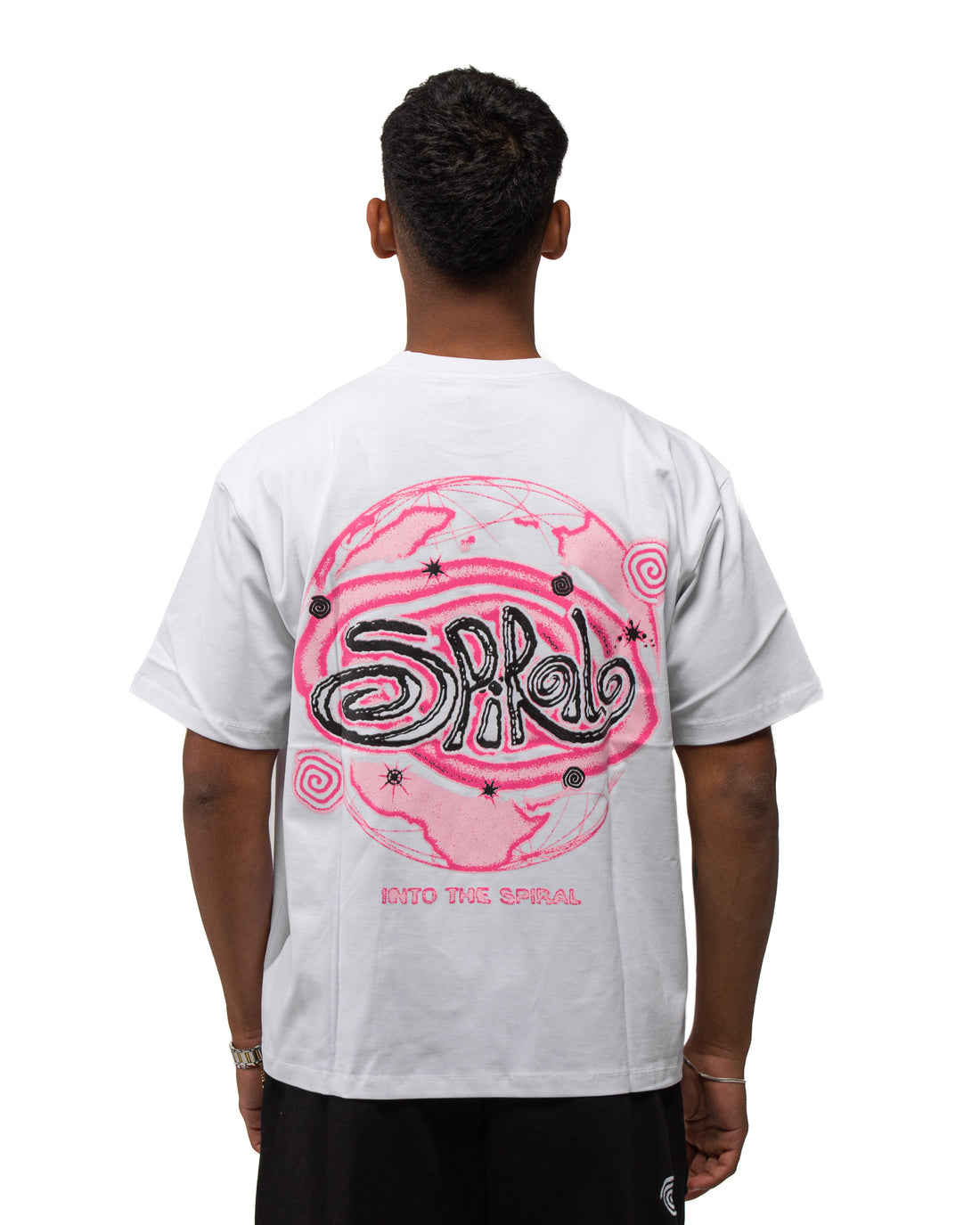 Globe Tee In White