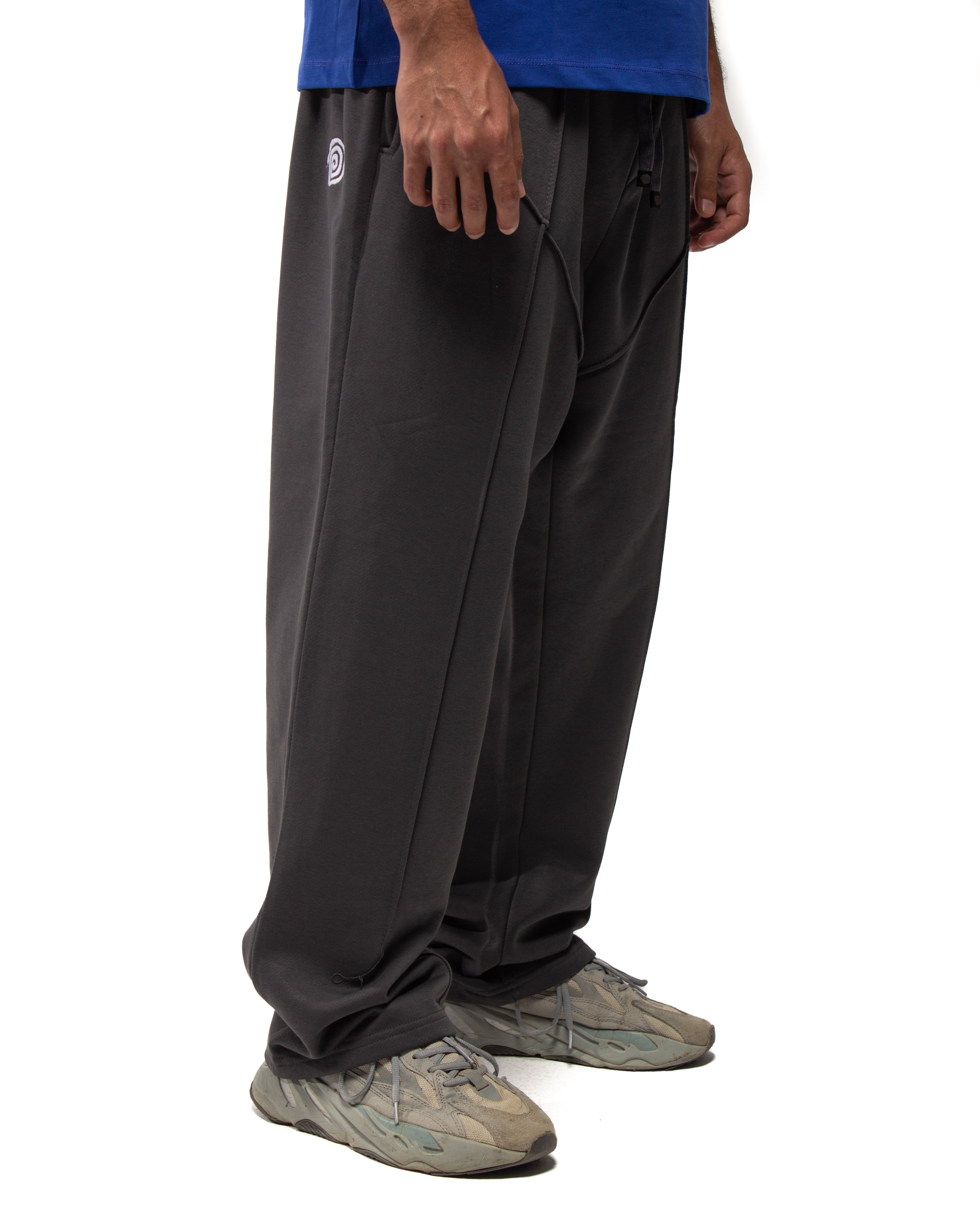 Spiral Crossline Sweatpants In Dark Grey