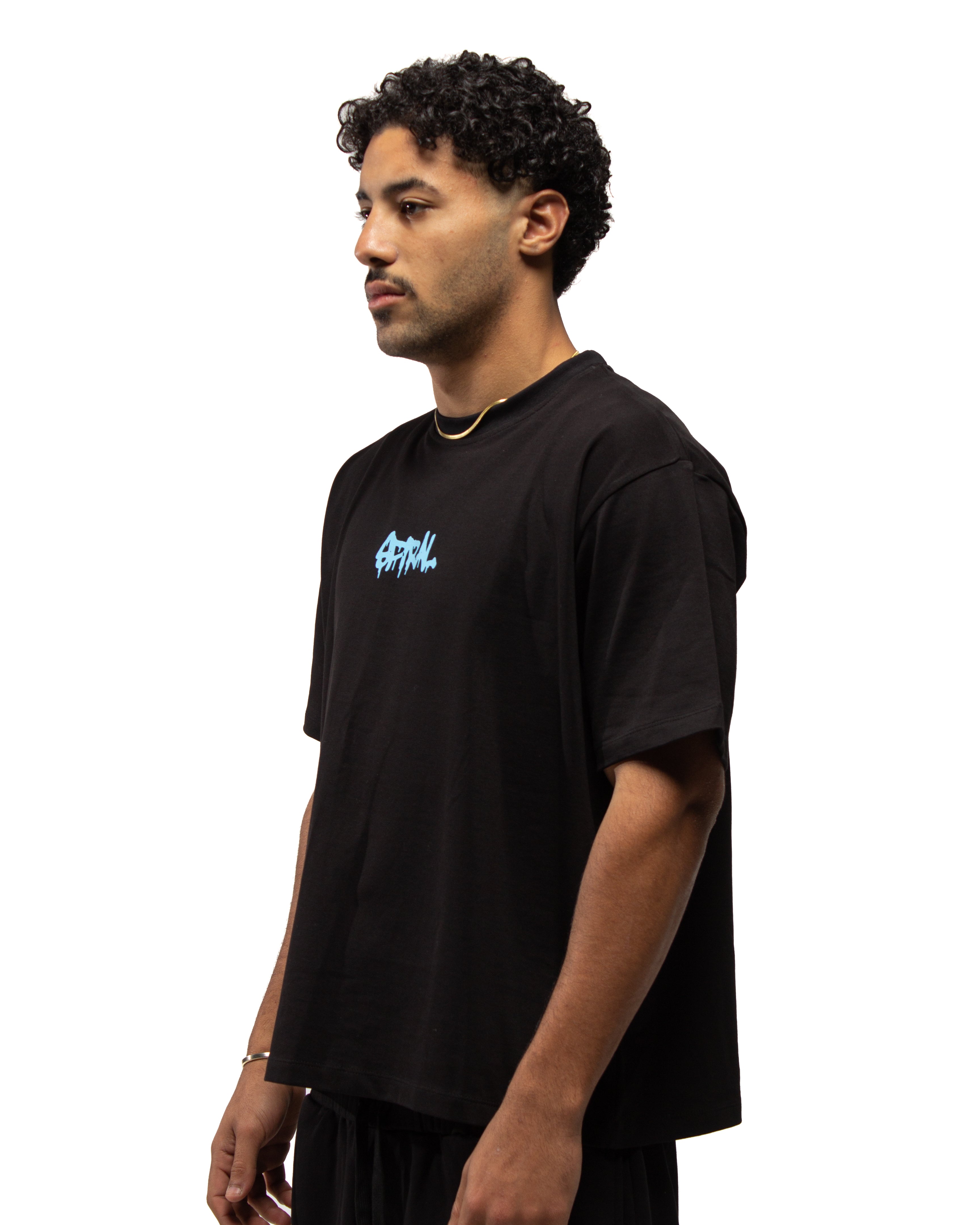 Art Of Spiral Tee In Black