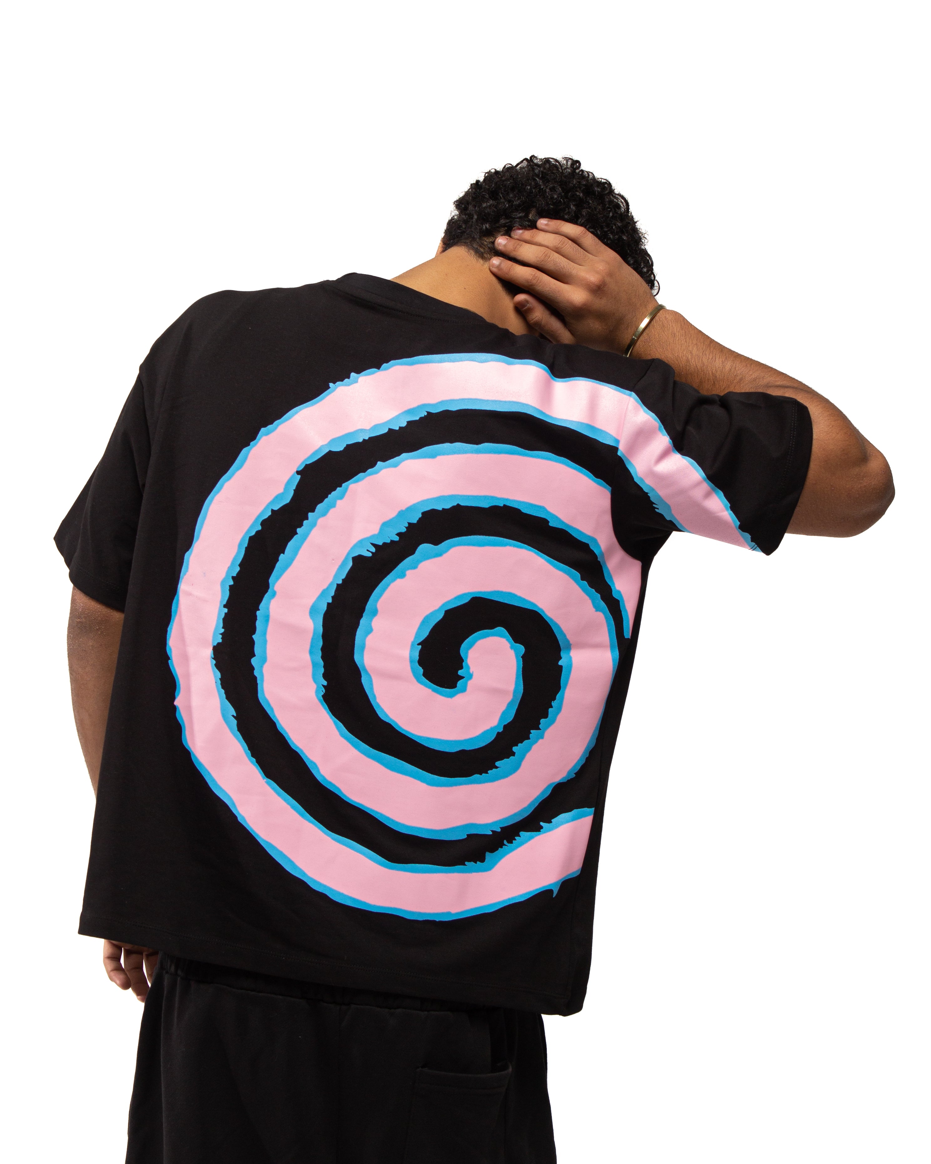 Art Of Spiral Tee In Black